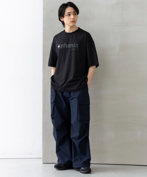 +phenix(プラスフェニックス)の「+phenix(プラスフェニックス)Outlast MIRRORED GRAPHIC SHORT SLEEVE TEE / ミラードグラフィック ショートスリーブTシャツ(Tシャツ/カットソー・メンズ・ホワイト/ブラック・M/L)」の14枚目の写真