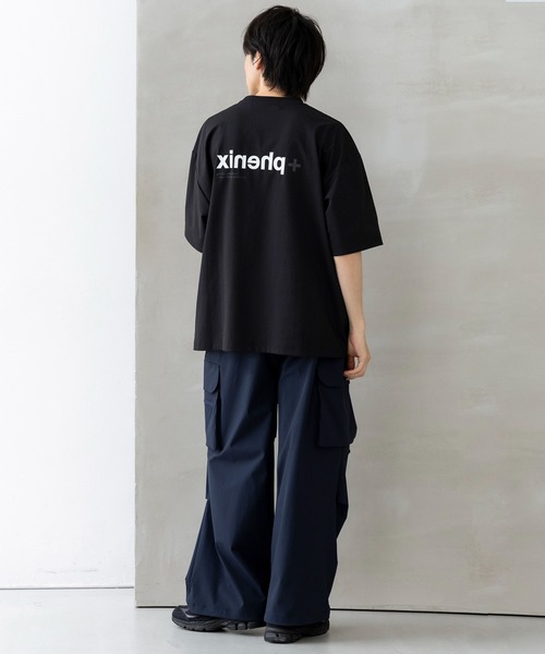 +phenix(プラスフェニックス)の「+phenix(プラスフェニックス)Outlast MIRRORED GRAPHIC SHORT SLEEVE TEE / ミラードグラフィック ショートスリーブTシャツ(Tシャツ/カットソー・メンズ・ホワイト/ブラック・M/L)」の12枚目の写真