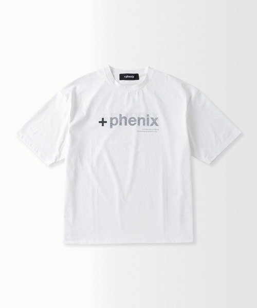 +phenix(プラスフェニックス)の「+phenix(プラスフェニックス)Outlast MIRRORED GRAPHIC SHORT SLEEVE TEE / ミラードグラフィック ショートスリーブTシャツ(Tシャツ/カットソー・メンズ・ホワイト/ブラック・M/L)」の11枚目の写真