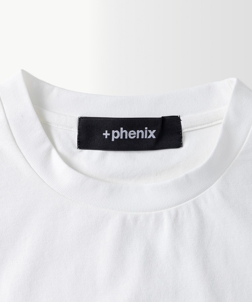 +phenix(プラスフェニックス)の「+phenix(プラスフェニックス)Outlast MIRRORED GRAPHIC SHORT SLEEVE TEE / ミラードグラフィック ショートスリーブTシャツ(Tシャツ/カットソー・メンズ・ホワイト/ブラック・M/L)」の9枚目の写真