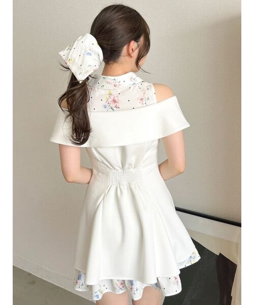 dazzlin（ダズリン）の「シャツレイヤードカットワンピース（ワンピース・レディース・ネイビー/オフホワイト・SMALL/MEDIUM）」の10枚目の写真