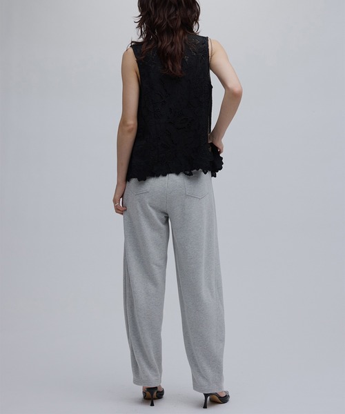 Ameri(アメリ)の「MEDI CUTWORK 3D LACE MOTIF VEST(ベスト・レディース・ブラック/ホワイト・MEDIUM/SMALL)」の7枚目の写真