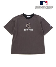 WASK（ワスク）の「【MLB】 モチーフVネックTシャツ（Tシャツ/カットソー）」
