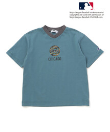 WASK（ワスク）の「【MLB】 モチーフVネックTシャツ（Tシャツ/カットソー）」
