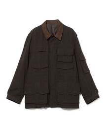 BEAMS PLUS（ビームスプラス）の「KAPTAIN SUNSHINE / Wool Herringbone Explorer Jacket（ブルゾン）」