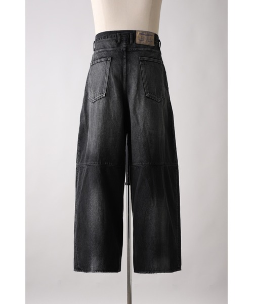 SHINYAKOZUKA（シンヤコヅカ）の「washed ordinary city baggy(ISSUE#9)（デニムパンツ・メンズ・ダークインディゴブルー/ブラック系その他・LARGE/MEDIUM/SMALL/X-SMALL）」の5枚目の写真