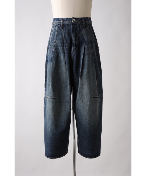 SHINYAKOZUKA（シンヤコヅカ）の「washed ordinary city baggy(ISSUE#9)（デニムパンツ・メンズ・ダークインディゴブルー/ブラック系その他・LARGE/MEDIUM/SMALL/X-SMALL）」の6枚目の写真