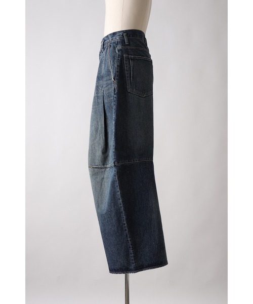 SHINYAKOZUKA（シンヤコヅカ）の「washed ordinary city baggy(ISSUE#9)（デニムパンツ・メンズ・ダークインディゴブルー/ブラック系その他・LARGE/MEDIUM/SMALL/X-SMALL）」の7枚目の写真