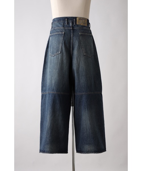 SHINYAKOZUKA（シンヤコヅカ）の「washed ordinary city baggy(ISSUE#9)（デニムパンツ・メンズ・ダークインディゴブルー/ブラック系その他・LARGE/MEDIUM/SMALL/X-SMALL）」の8枚目の写真
