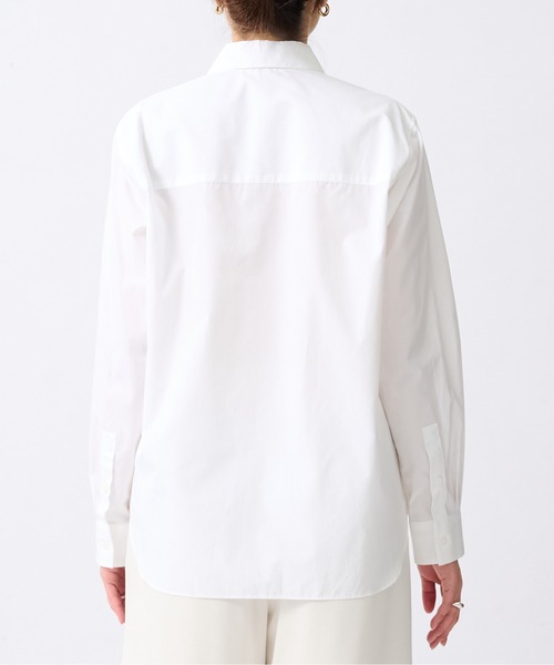 ATON(エイトン)の「【ATON/エイトン】STANDERS SHIRTS/スタンダーズシャツ/ベーシックシャツ(シャツ/ブラウス・レディース・ネイビー/ホワイト・0)」の17枚目の写真