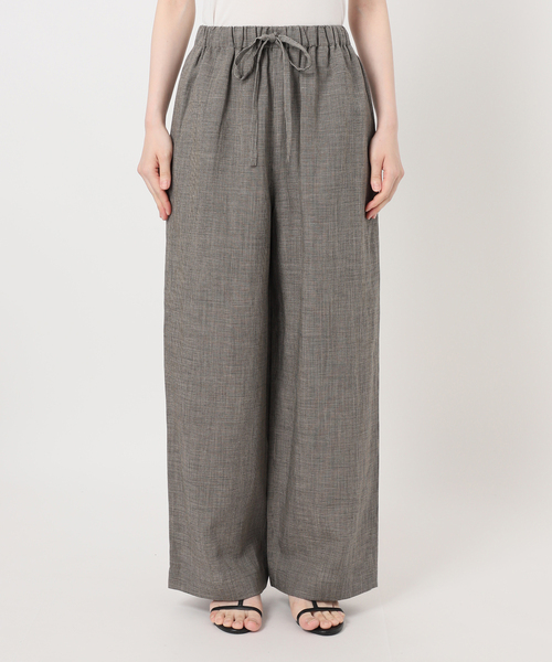 B.C STOCK(ベーセーストック)の「手洗い可 / リネンブレンドストレートパンツ(その他パンツ・レディース・ブラウン/ベージュ・FREE)」の17枚目の写真