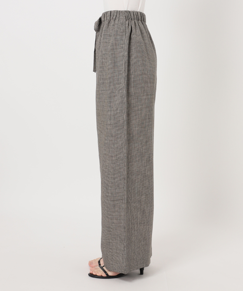 B.C STOCK(ベーセーストック)の「手洗い可 / リネンブレンドストレートパンツ(その他パンツ・レディース・ブラウン/ベージュ・FREE)」の18枚目の写真