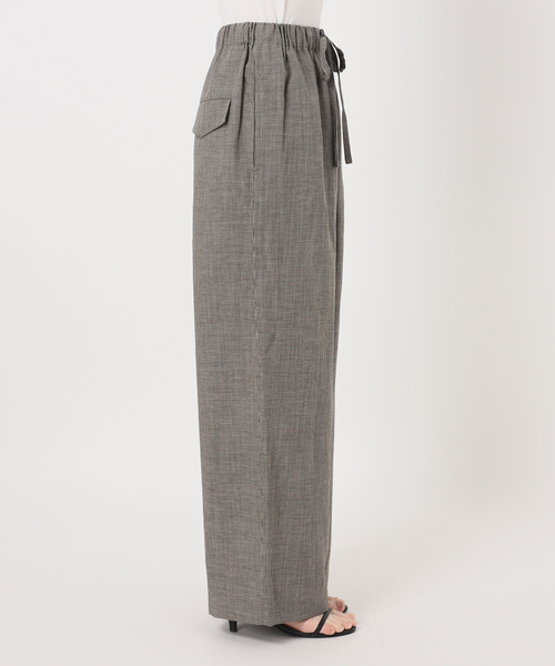 B.C STOCK(ベーセーストック)の「手洗い可 / リネンブレンドストレートパンツ(その他パンツ・レディース・ブラウン/ベージュ・FREE)」の20枚目の写真