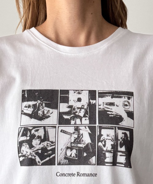 CANAL JEAN（キャナルジーン）の「Lakey Park　転写プリントTシャツ（Tシャツ/カットソー・レディース・ホワイト/ベージュ・ONE SIZE）」の12枚目の写真