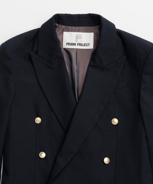 PRANK PROJECT(プランクプロジェクト)の「【2026Autumn Pre-Order】メタルボタンブレザー / Metal Button Blazer(テーラードジャケット・レディース・ブラウン/ネイビー・FREE)」の21枚目の写真