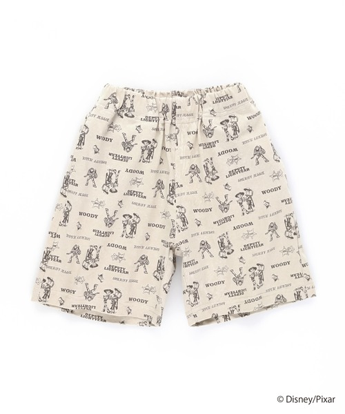 BRANSHES（ブランシェス）の「【TOY STORY／トイ・ストーリー】総柄カットソーパンツ（その他パンツ・キッズ・ベージュ/アイボリー・110/90/100/120/140/130）」の2枚目の写真