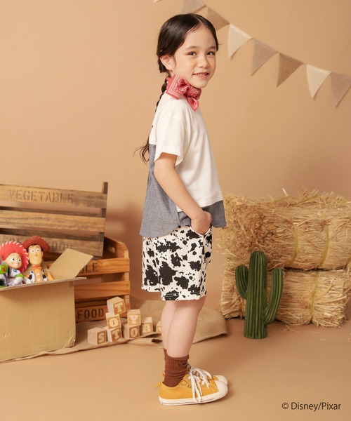BRANSHES（ブランシェス）の「【TOY STORY／トイ・ストーリー】総柄カットソーパンツ（その他パンツ・キッズ・ベージュ/アイボリー・110/90/100/120/140/130）」の21枚目の写真