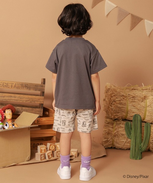 BRANSHES（ブランシェス）の「【TOY STORY／トイ・ストーリー】総柄カットソーパンツ（その他パンツ・キッズ・ベージュ/アイボリー・110/90/100/120/140/130）」の6枚目の写真
