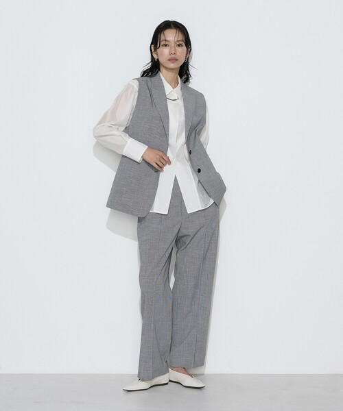 COMME CA(コムサ)の「〔 Sサイズ 〕 シアーキュプラシルク シャツ(シャツ/ブラウス・レディース・ブラウン・5号)」の2枚目の写真