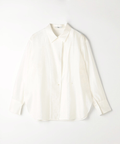 COMME CA(コムサ)の「〔 Sサイズ 〕 シアーキュプラシルク シャツ(シャツ/ブラウス・レディース・ブラウン・5号)」の21枚目の写真