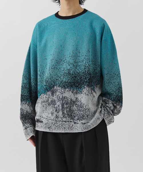 Мозаичный JQ никит — жаккардовая нить (модель JQ knit)