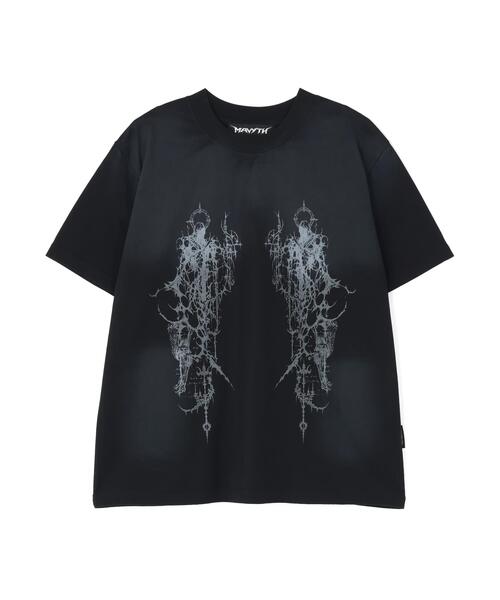 L.H.P(エルエイチピー)の「MAVYTH/メヴィス/VINTAGE WASH OVER S/S TEE(Tシャツ/カットソー・メンズ・ブラック/ホワイト・M/L)」の15枚目の写真