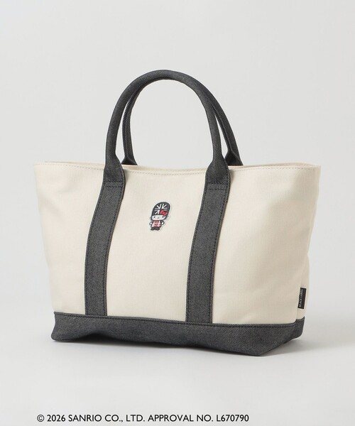 BLACK LABEL CRESTBRIDGE(ブラックレーベル・クレストブリッジ)の「【ハローキティコラボ】クレストブリッジチェックキティドライバーズトート(トートバッグ・メンズ・オフホワイト・FREE)」の1枚目の写真