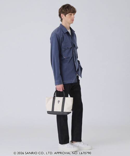BLACK LABEL CRESTBRIDGE(ブラックレーベル・クレストブリッジ)の「【ハローキティコラボ】クレストブリッジチェックキティドライバーズトート(トートバッグ・メンズ・オフホワイト・FREE)」の12枚目の写真