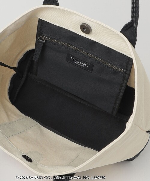 BLACK LABEL CRESTBRIDGE(ブラックレーベル・クレストブリッジ)の「【ハローキティコラボ】クレストブリッジチェックキティドライバーズトート(トートバッグ・メンズ・オフホワイト・FREE)」の10枚目の写真