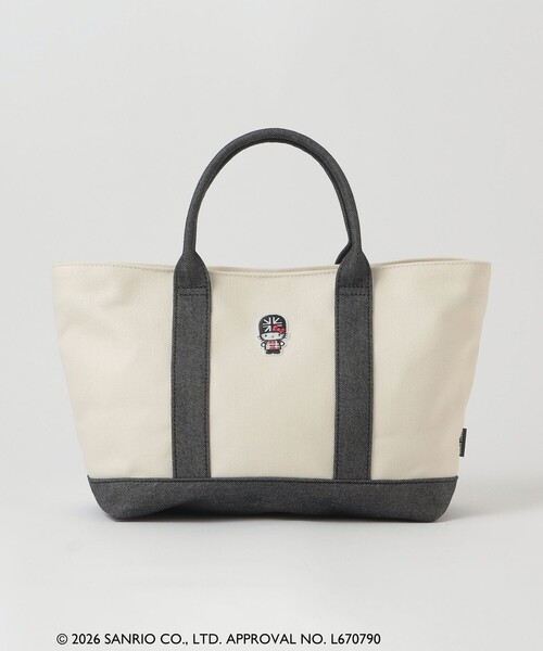 BLACK LABEL CRESTBRIDGE(ブラックレーベル・クレストブリッジ)の「【ハローキティコラボ】クレストブリッジチェックキティドライバーズトート(トートバッグ・メンズ・オフホワイト・FREE)」の8枚目の写真