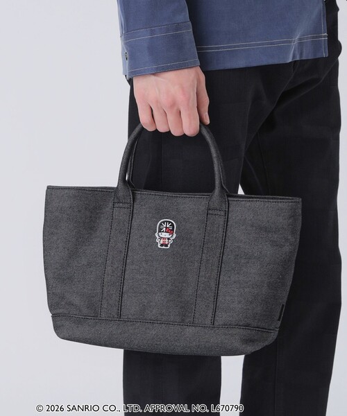 BLACK LABEL CRESTBRIDGE(ブラックレーベル・クレストブリッジ)の「【ハローキティコラボ】クレストブリッジチェックキティドライバーズトート(トートバッグ・メンズ・オフホワイト・FREE)」の7枚目の写真