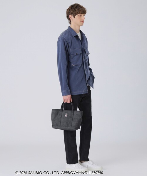 BLACK LABEL CRESTBRIDGE(ブラックレーベル・クレストブリッジ)の「【ハローキティコラボ】クレストブリッジチェックキティドライバーズトート(トートバッグ・メンズ・オフホワイト・FREE)」の6枚目の写真