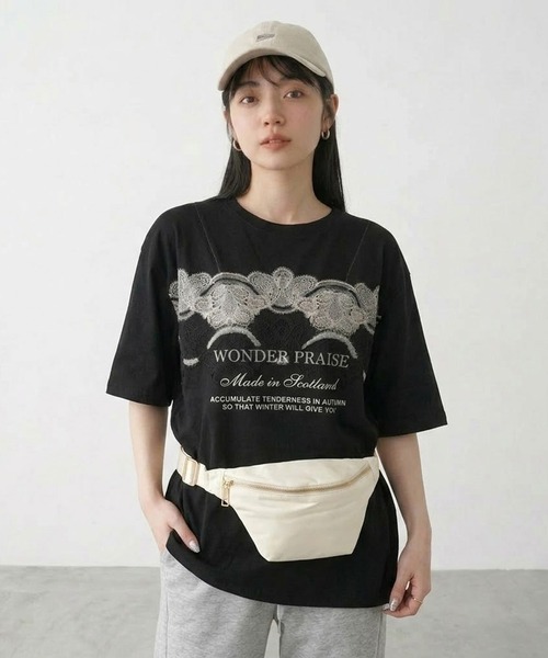 CRB(シーアールビー)の「ナイロンボディバッグ(ボディバッグ/ウエストポーチ・レディース・アイボリー/ブラック/ミント・F)」の11枚目の写真