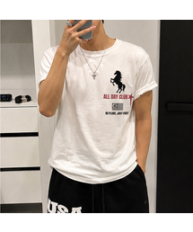 [ODNR UNISEX]オールデイクラブホース半袖Tシャツ_3カラー