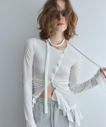 SHEER VELOUR CHOKER TOPS/シアーベロアチョーカートップス