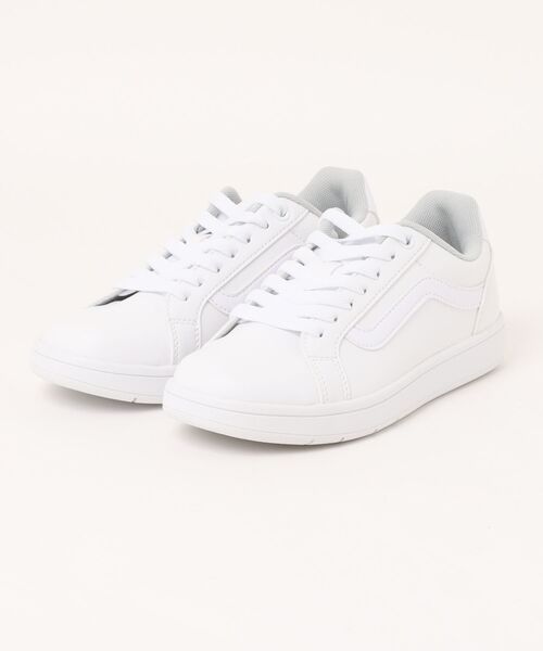 VANS(バンズ)の「VANS ヴァンズ DUCE デュース V2138 WHITE/WHITE(スニーカー・メンズ・ホワイト・11/12/8/8h/9/9h/10/10h/5/5h/6/6h/7/7h/4h)」の1枚目の写真