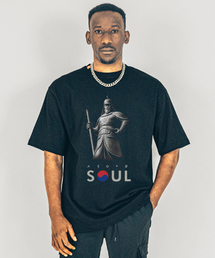 BEOM（ボム）の「ソウルソウル オーバーサイズTシャツ ブラック（Tシャツ/カットソー）」