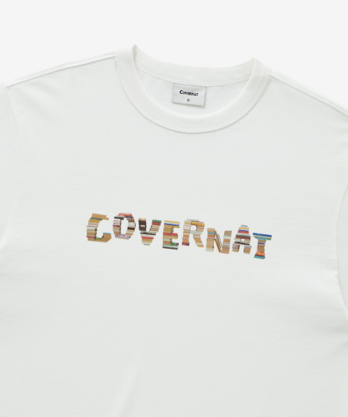 COVERNAT(カバーナット)の「ジェンガロゴグラフィックTシャツホワイト(Tシャツ/カットソー・レディース・その他・X-SMALL/SMALL/MEDIUM/LARGE/X-LARGE/XX-LARGE)」の3枚目の写真