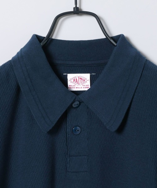 JEANASIS（ジーナシス）の「【FAITH MILLS×JEANASIS】ポロシャツSS/1068914（ポロシャツ・レディース・ネイビー/オートミール/レッド・FREE）」の18枚目の写真