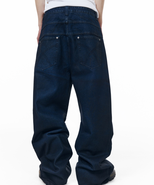 AAKAM(アーカム)の「Glazed Wax Denim Pants (Indigo)(デニムパンツ・レディース・その他・1/2/0)」の15枚目の写真