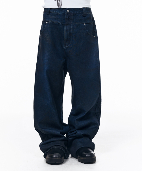 AAKAM(アーカム)の「Glazed Wax Denim Pants (Indigo)(デニムパンツ・レディース・その他・1/2/0)」の16枚目の写真