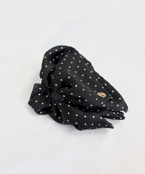Alite cloth(アリーテクロス)の「ドットヘアクリップ(バレッタ/ヘアクリップ・レディース・ブラック/ホワイト・F)」の3枚目の写真