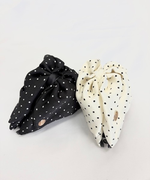 Alite cloth(アリーテクロス)の「ドットヘアクリップ(バレッタ/ヘアクリップ・レディース・ブラック/ホワイト・F)」の6枚目の写真