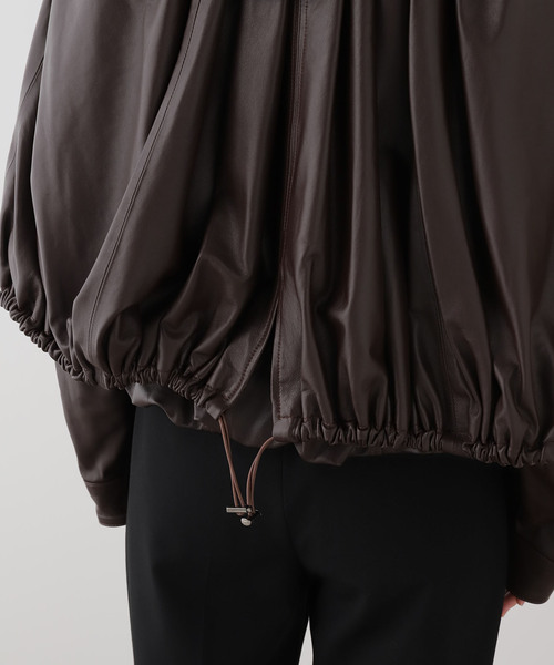 sea new york(シーニューヨーク)の「【Sea New York/シー ニューヨーク】 THOMPSON LEATHER CAPE JK(その他アウター・レディース・ブラウン・FREE)」の10枚目の写真
