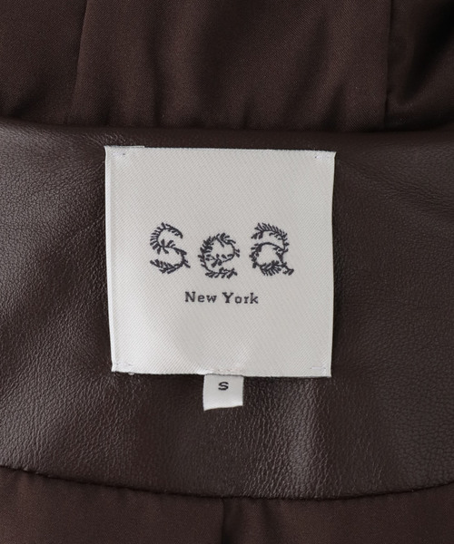 sea new york(シーニューヨーク)の「【Sea New York/シー ニューヨーク】 THOMPSON LEATHER CAPE JK(その他アウター・レディース・ブラウン・FREE)」の13枚目の写真