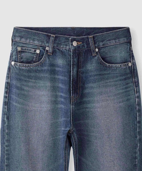 NAVY(ネイビー)の「【NAVY/ネイビー】マイデニ ストレートデニム(デニムパンツ・レディース・ブラック/ネイビー・S/M/L)」の7枚目の写真