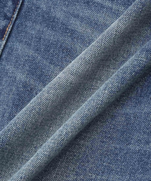 NAVY(ネイビー)の「【NAVY/ネイビー】マイデニ ストレートデニム(デニムパンツ・レディース・ブラック/ネイビー・S/M/L)」の4枚目の写真