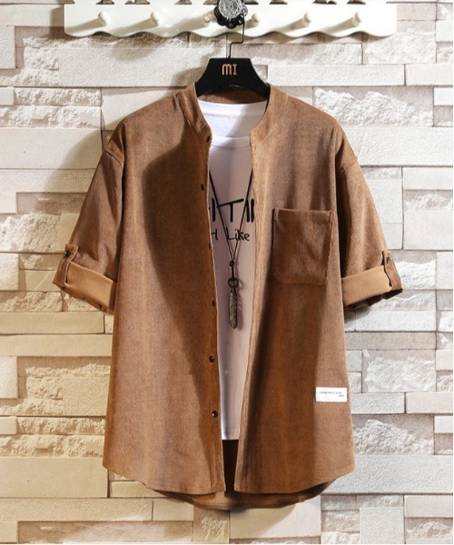 BACKYARD FAMILY(バックヤードファミリー)の「シャツ(シャツ/ブラウス・メンズ・ベージュ/ブラック/カーキ/グレー・M/XL/XXL)」の3枚目の写真