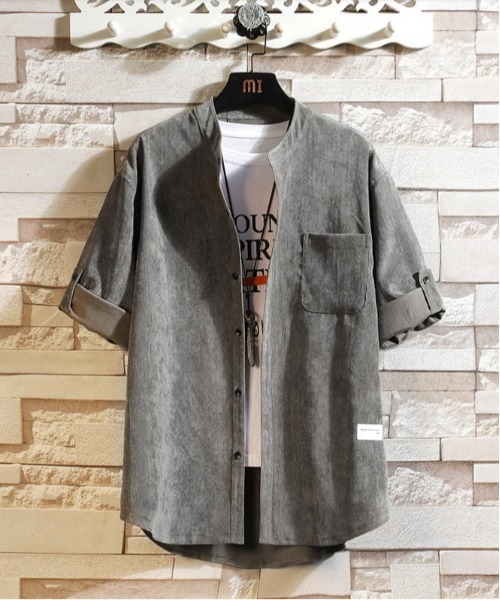 BACKYARD FAMILY(バックヤードファミリー)の「シャツ(シャツ/ブラウス・メンズ・ベージュ/ブラック/カーキ/グレー・M/XL/XXL)」の2枚目の写真