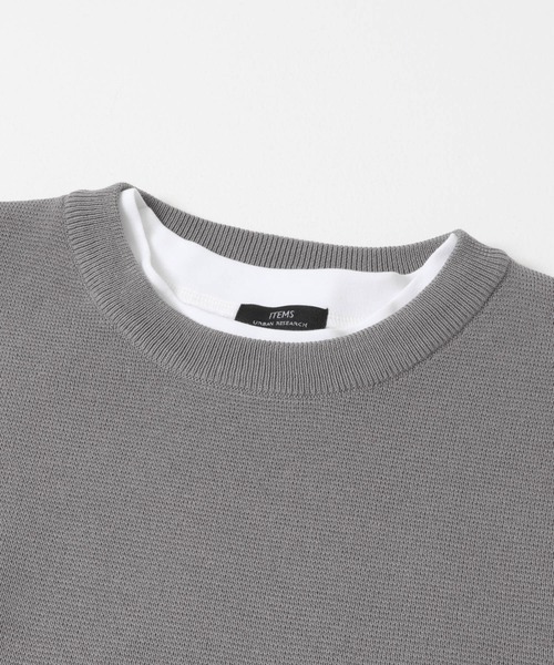 ITEMS URBANRESEARCH(アイテムズ アーバンリサーチ)の「高機能ニットクルーネックアンサンブル(ニット/セーター・メンズ・ネイビー/ダークグレー/ブラック/モカ・LARGE/MEDIUM)」の21枚目の写真